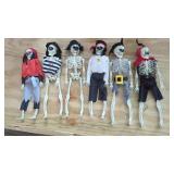 (6) Poseable 16" Skeletons. Awesome!