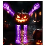 Set of 4 Pumpkin Skeleton Bones Arms and Legs