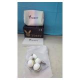 (New)12pk  TOBBY Golf Balls with Zippered Ball