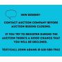New Bidder? Contact Auction Company
