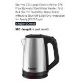 ( New) Stariver  2.5L. Stainless Electric Water