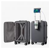 $161 New 20" Mixi Carry On Luggage with Cup Phone