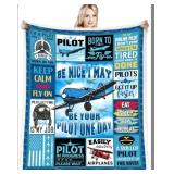 New Pilots Throw Blanket Fleece Lined