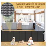 New 100 Inch Retractable Baby Gates Extra Wide