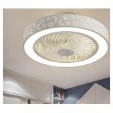 New  Round Ceiling Fan With Lights And Remote