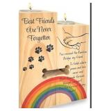 Candle Holder Dog Memorial Gift for Loss of Dog,