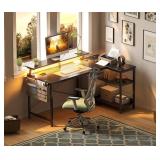 48 Inch Gaming Desk with USB Charging Ports and