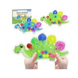 New 2pcs Dinosaur Color Sorting Sensory Toys,