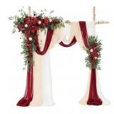 Wedding Arch Flowers Kit - Deluxe 5pcs Artificial