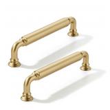 10 New Brushed Gold Cabinet Pulls Heavy-Duty