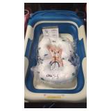 New Baby Folding Bathtub.  With Bath Pillow.&