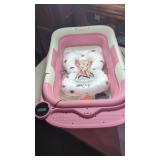 New Baby Folding Bathtub.  With Bath Pillow.&