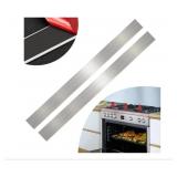 2 Newm304 Stainless Steel Strips, Brushed Self