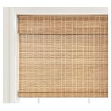New Cordless Bamboo Roman Shade, Light Filtering