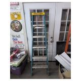 6ft WERNER STEP LADDER 250# limit ( used)