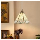 New Floral Handcrafted Glass Pendant Light