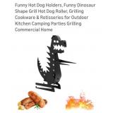 (New) Metal Dinosaur Hot Dog Holder for your