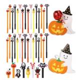 48 Pcs Halloween Gel Pens and 50 Pcs Stickers,