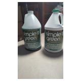 2 Simple Green.  1 full Unopened Bottle & 1  3/4