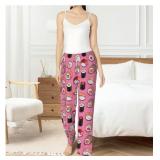 New Ladies Size L.Pajama Pants Colorful Lounge