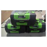 (3 )   EGO  56 Volt Batteries.  Charged 2023-24