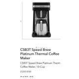 BUNN Speed Brew Platinum Thermal Coffee Maker.