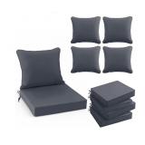 New Outdoor Chair Cushions 19 x 19 Inch, Backrest