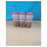 (3) Pirouline Chocolate Hazelnut Cream Filled