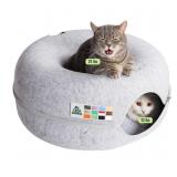 New Large Cattasaurus Peekaboo Cat Cave Donut for