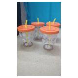 4 New Orange Daisy