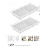 4 New  12 x 6 Inch Floor Register, 2pcs Heavy