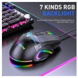 New MKESPN X10 9-Buttons RGB Wired Full Speed