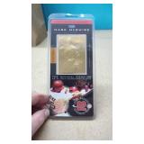 1998 Fleer Mark McGwire 23kt Gold Commemorative