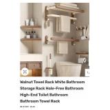 New $675. Spanley Real Walnut 7 Piece Bathroom