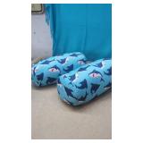 2 New Shark Pattern Childrens Bolster Cushions