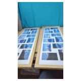 2 New New Oak  Poster Frames 37.5" x 13.5".  Use