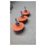 3 New Lawn Mower Blade Sharpeners Stainless Steel