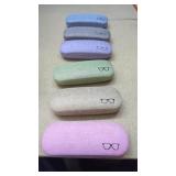 6 New Eye Glass Cases.