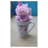 New Mothers Day Coffee Cup & Stuffed Unicorn