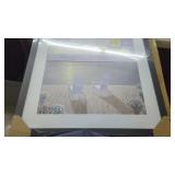 New 20x20 Picture Frame Black with 16x16 Mat,