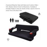 Oversized Foldable Double Bleacher Seat 43 " Wide
