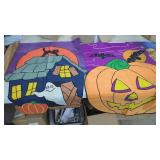 Misc. Outdoor Yard Flags, Christmas, Halloween,