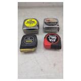 (4) Tape Measures