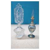 2 Vintage Perfume Bottles                No