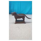 Vintage Heavy Brass Tabletop Dog Nutcracker.  The