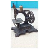 Vintage Muller Cast Iron  Toy Sewing Machine,