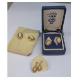 (3) Pair Cameo Earrings