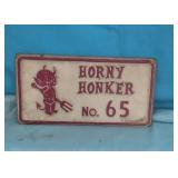Horny Honker License Plate Topper