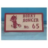 Horny Honker License Plate Topper