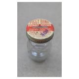 Vintage 6 oz Jas H. Forbes Prepared Mustard Glass
